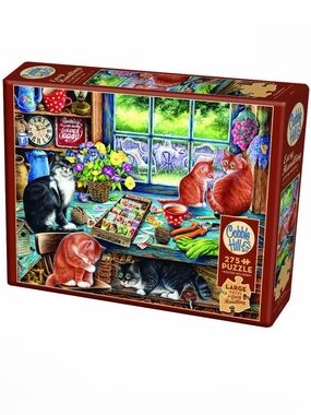 Cobble Hill Cats Retreat 275 Piece Jigsaw Puzzle Large Format Easy Handling
